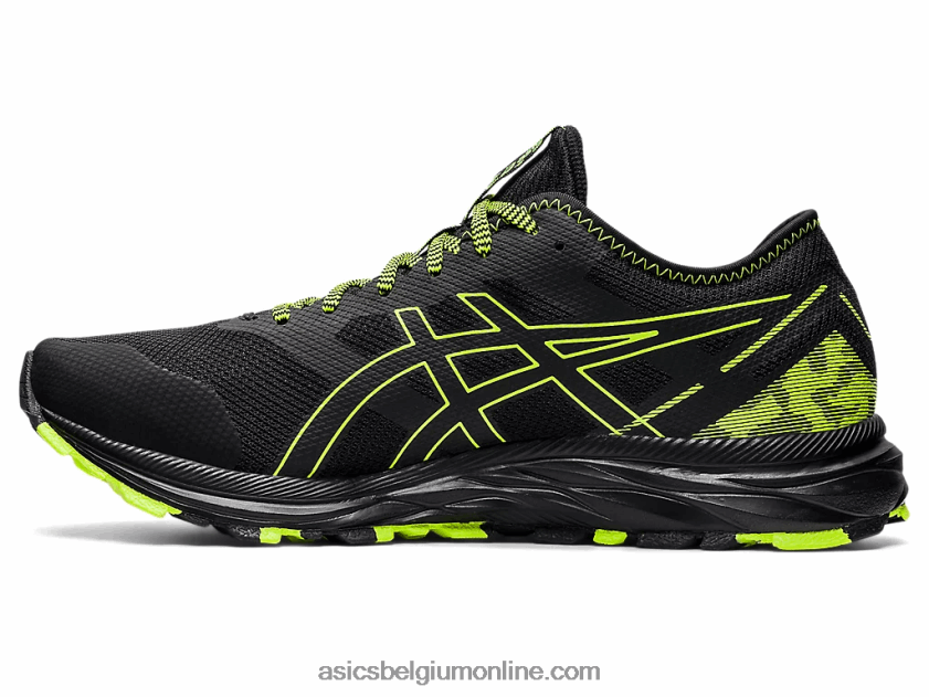 gel-excite parcours V6HXR21582 zwart/gevarengroen Asics