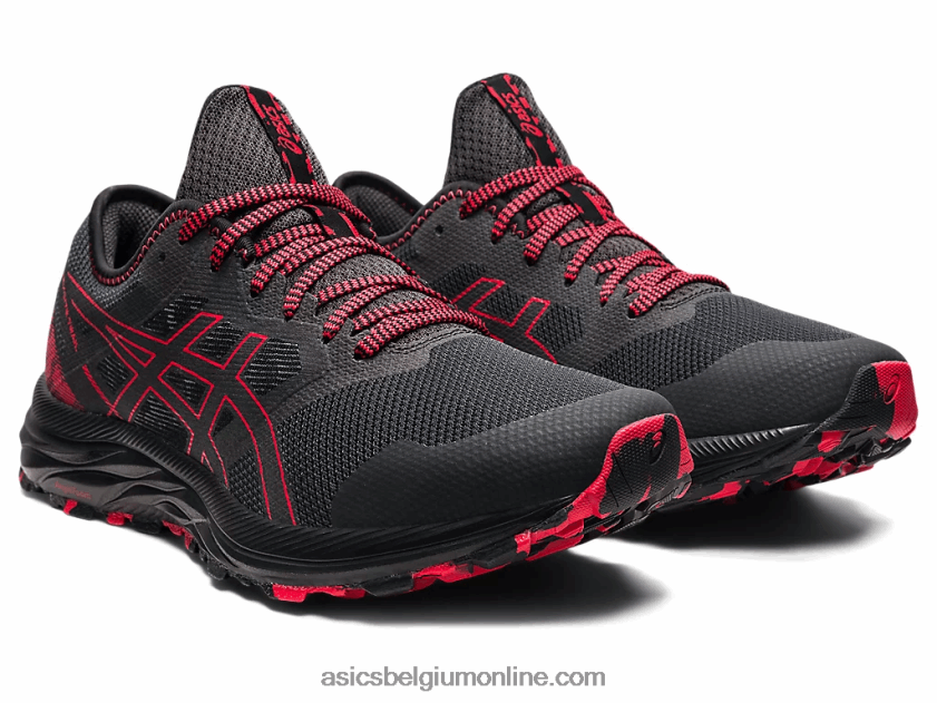 gel-excite parcours V6HXR21734 grafietgrijs/elektrisch rood Asics