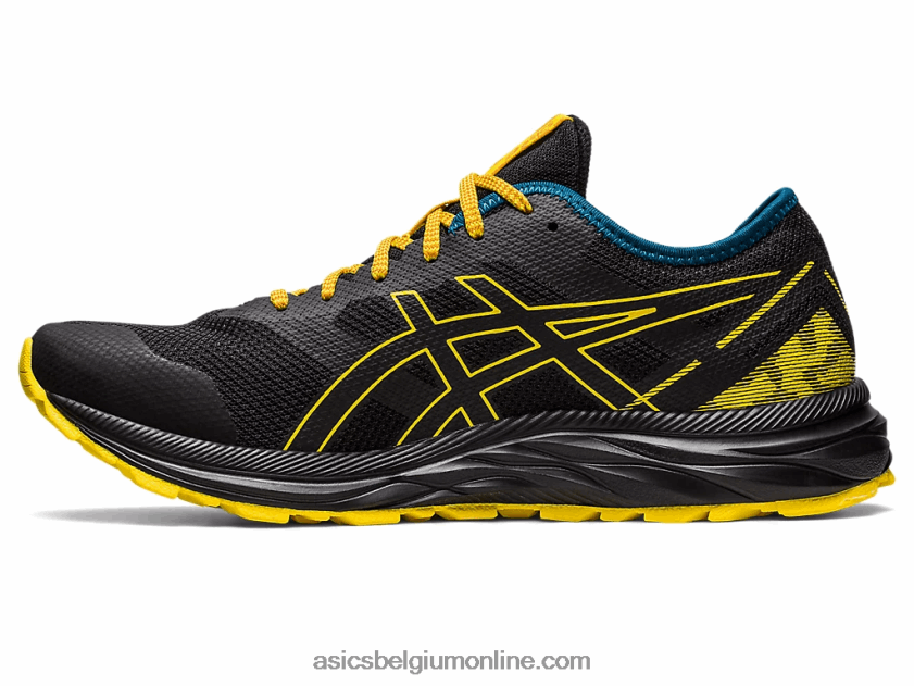 gel-excite parcours V6HXR2353 zwart/goudgeel Asics
