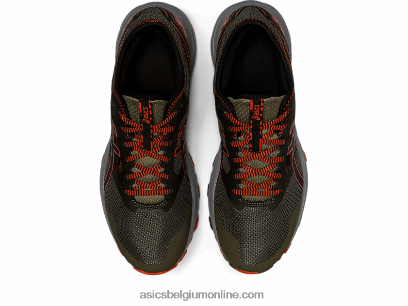 gel-excite parcours V6HXR2910 mantelgroen/cherrytomaat Asics