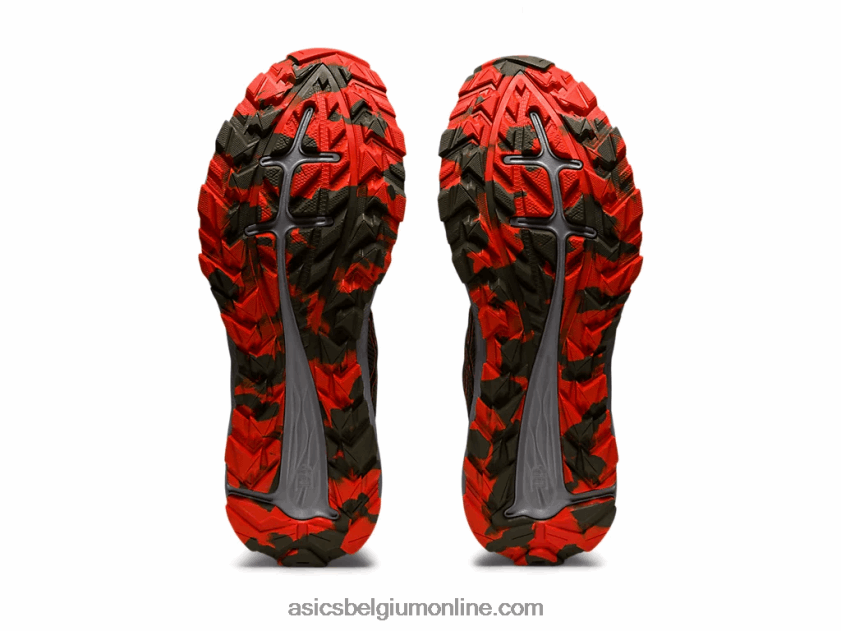 gel-excite parcours V6HXR2910 mantelgroen/cherrytomaat Asics