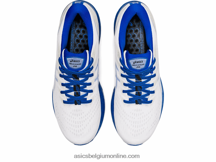 gel-kayano 28 V6HXR21199 wit/tonijnblauw Asics