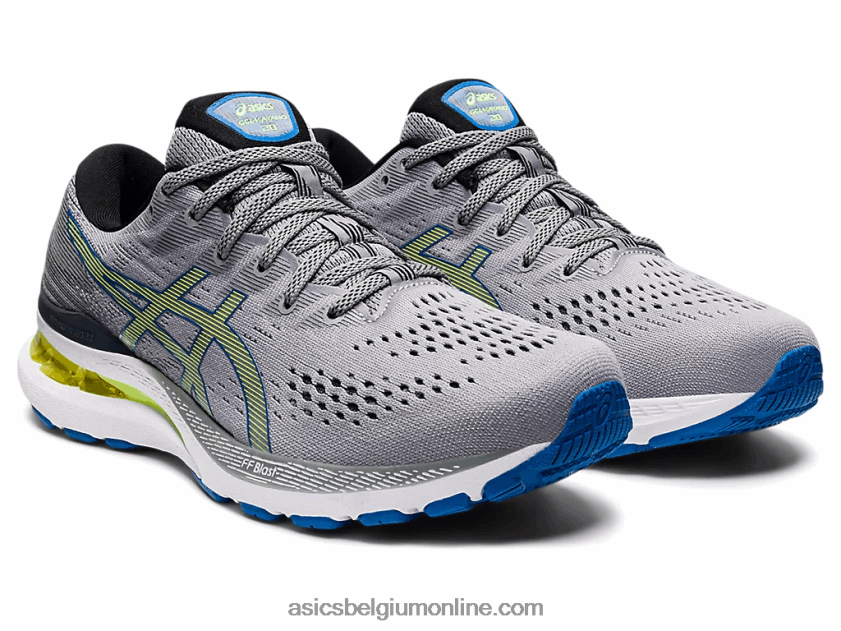 gel-kayano 28 V6HXR21548 plaat rock/hazard groen Asics