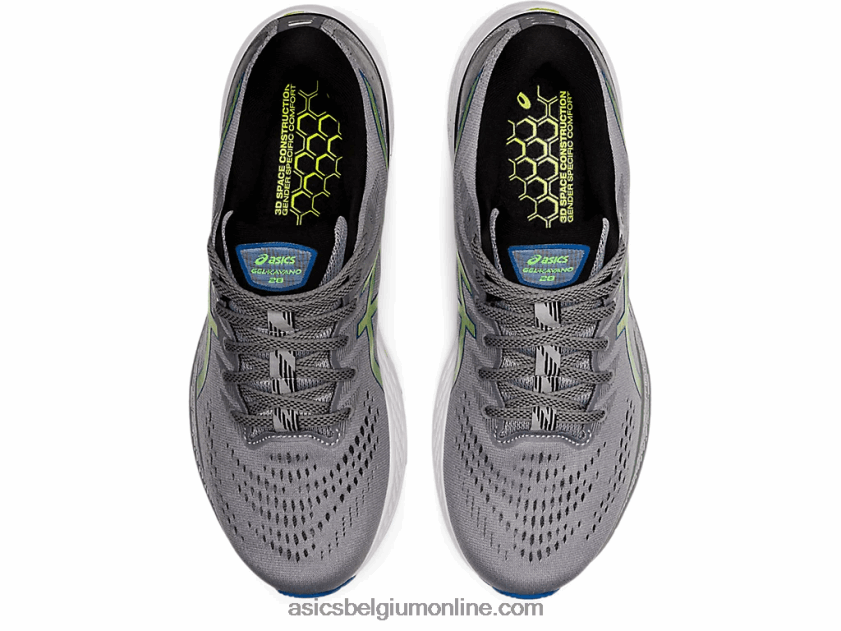 gel-kayano 28 V6HXR21548 plaat rock/hazard groen Asics