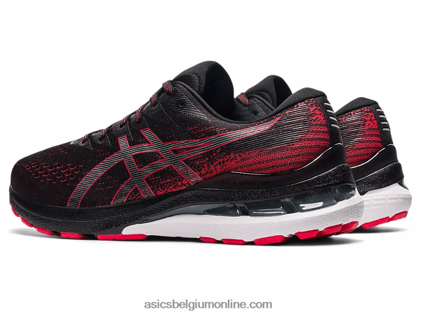 gel-kayano 28 V6HXR21878 zwart/elektrisch rood Asics