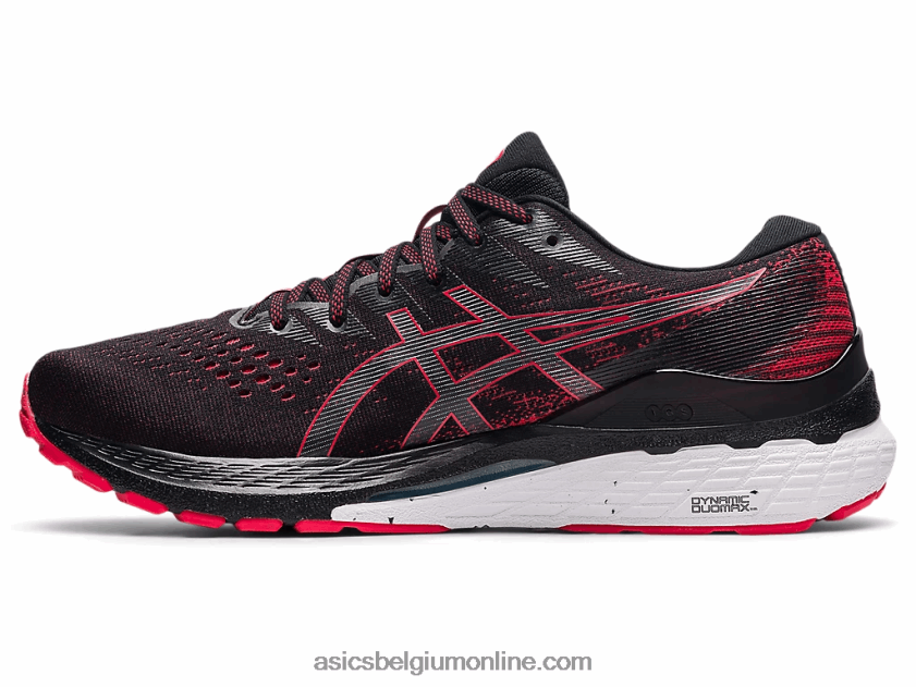 gel-kayano 28 V6HXR21878 zwart/elektrisch rood Asics