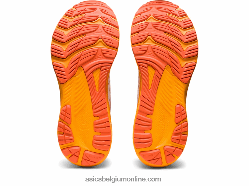 gel-kayano 29 V6HXR2330 wit/nova oranje Asics