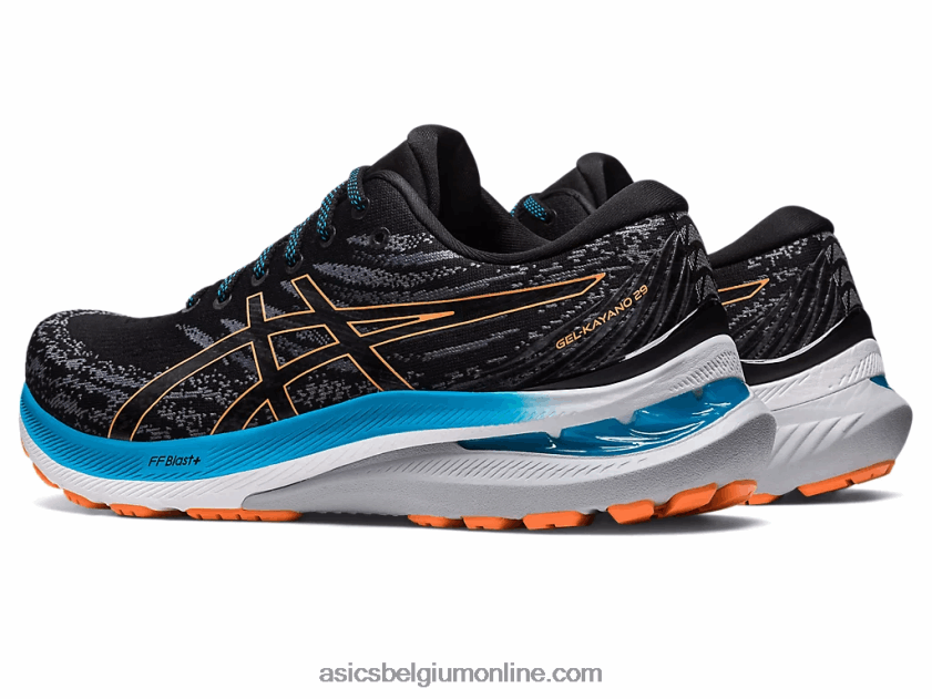 gel-kayano 29 V6HXR2397 zwart/zon perzik Asics
