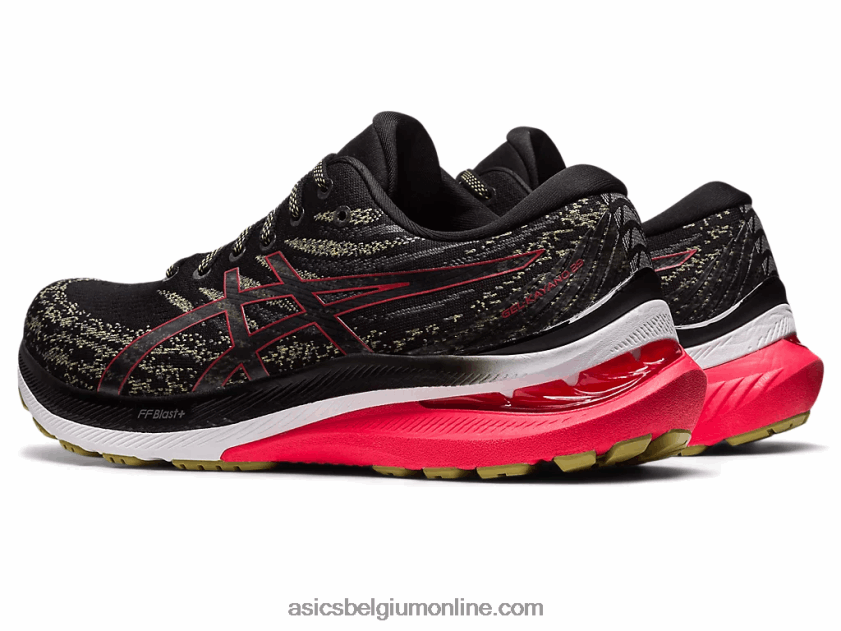 gel-kayano 29 V6HXR2431 zwart/elektrisch rood Asics