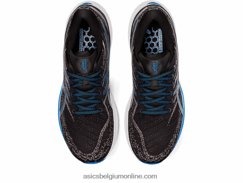 gel-kayano 29 V6HXR2930 zwart/elektrisch blauw Asics