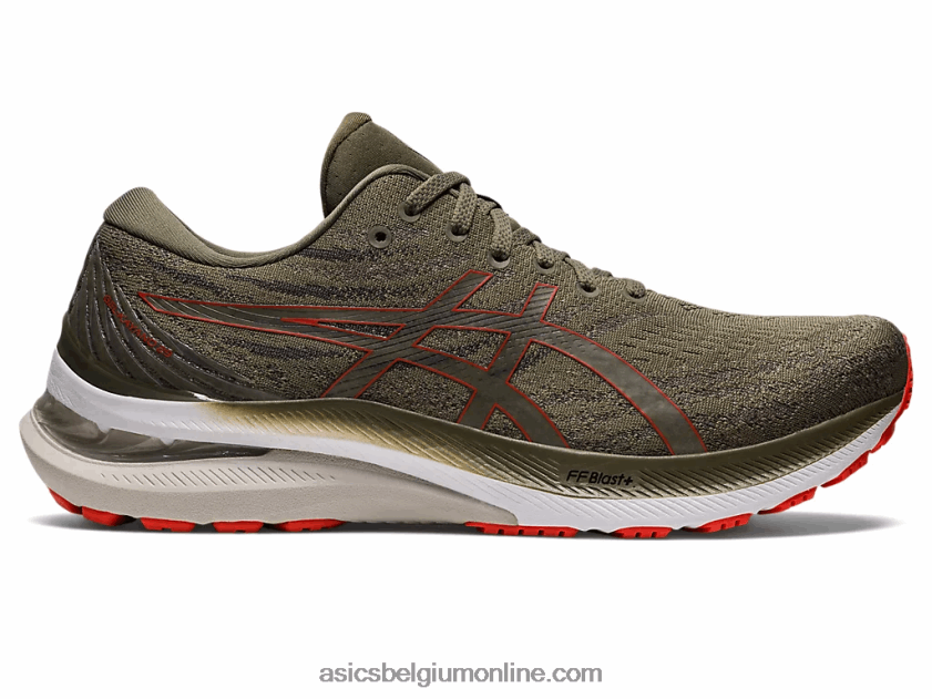 gel-kayano 29 V6HXR2945 mantelgroen/cherrytomaat Asics