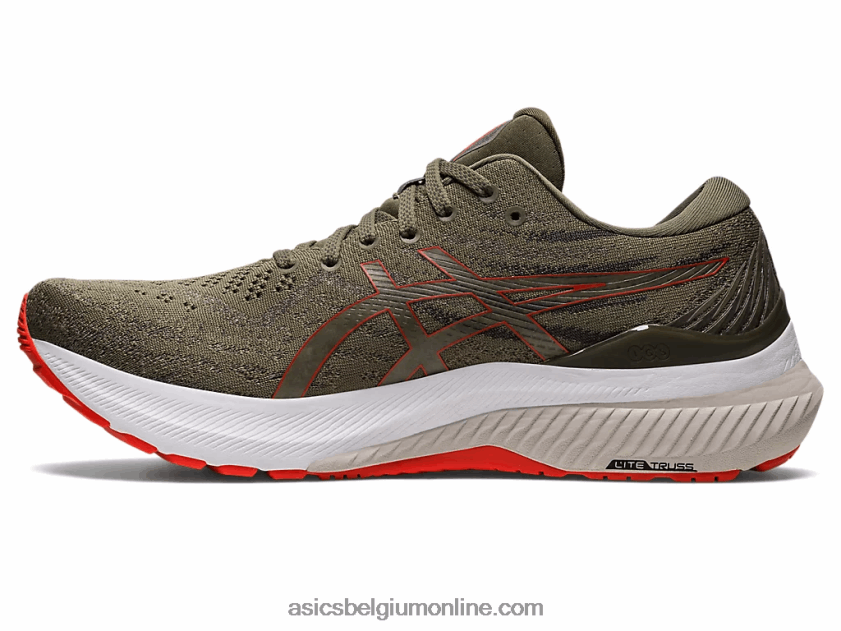 gel-kayano 29 V6HXR2945 mantelgroen/cherrytomaat Asics