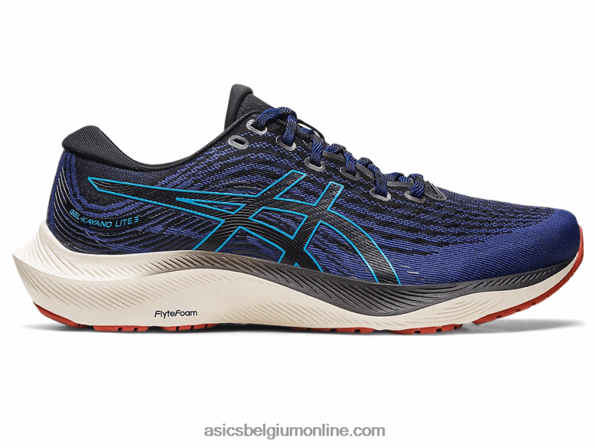 gel-kayano lite 3 V6HXR2635 indigoblauw/zwart Asics