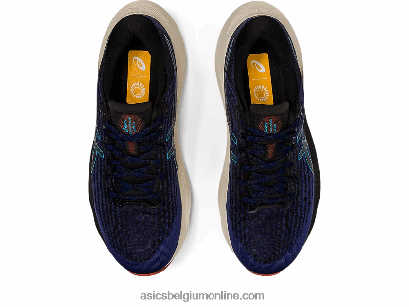 gel-kayano lite 3 V6HXR2635 indigoblauw/zwart Asics