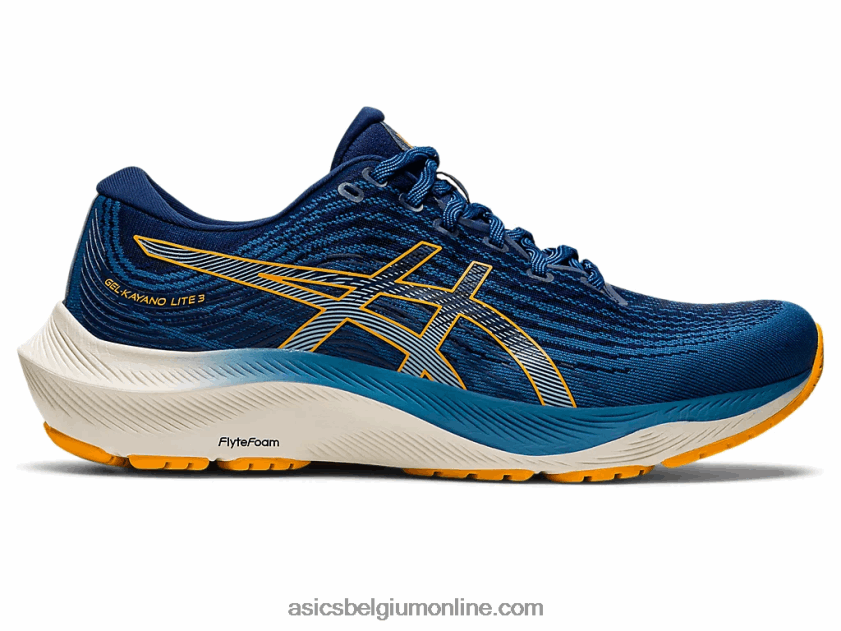 gel-kayano lite 3 V6HXR2796 azuurblauw/barnsteen Asics