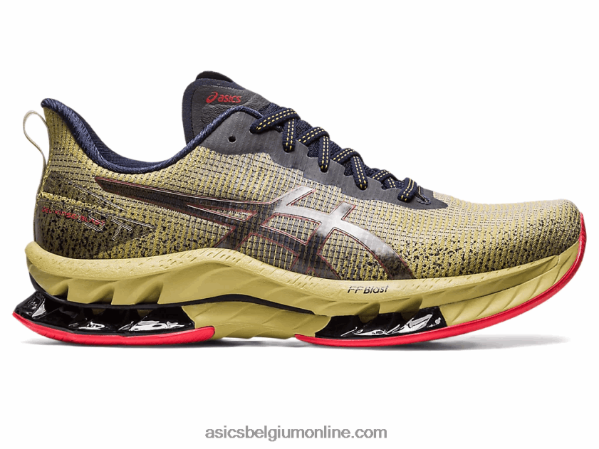 gel-kinsei blast le 2 V6HXR2498 olijfolie/elektrisch rood Asics
