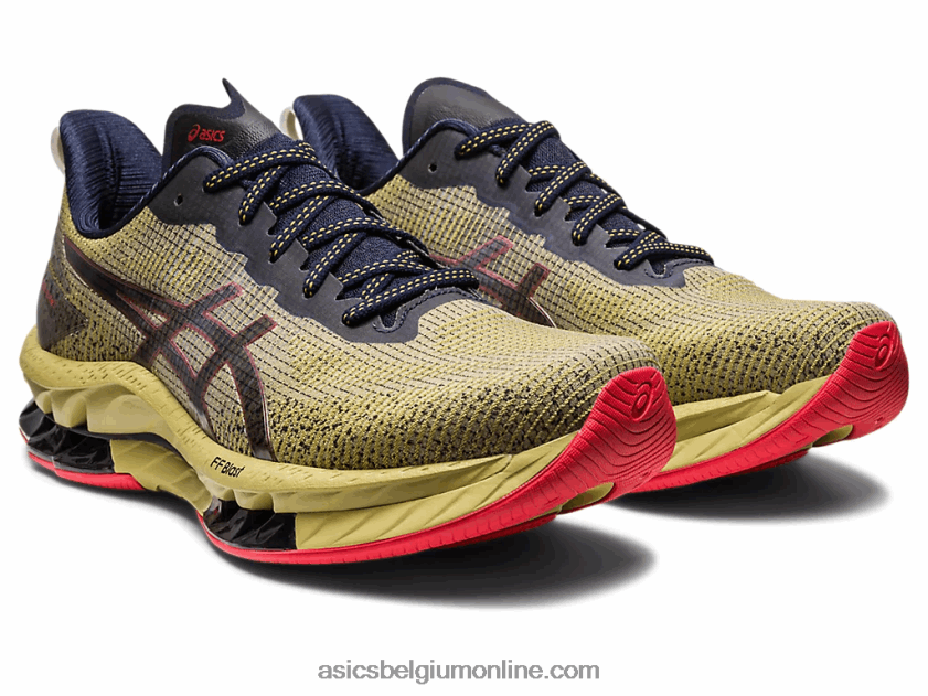 gel-kinsei blast le 2 V6HXR2498 olijfolie/elektrisch rood Asics