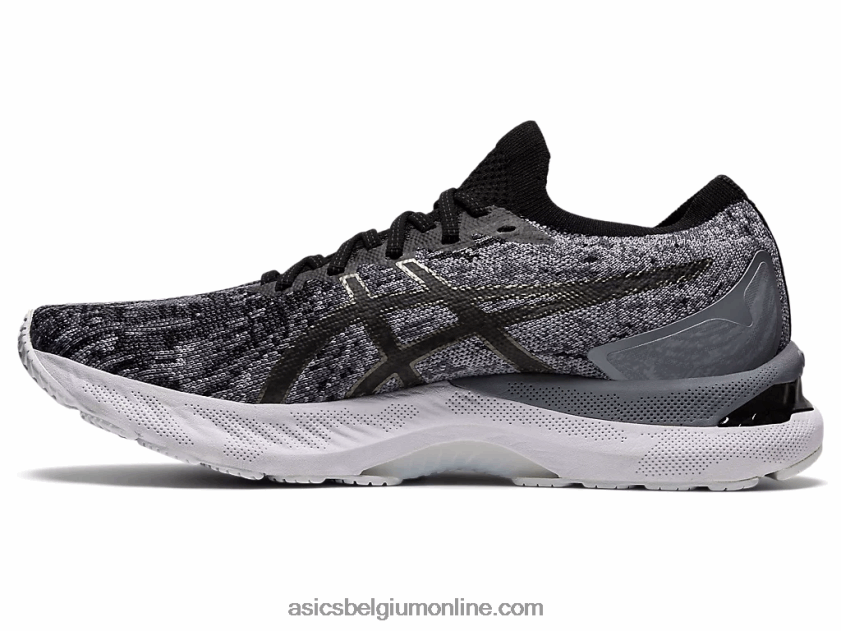 gel-nimbus 23 gebreid V6HXR21884 bladsteen/zwart Asics
