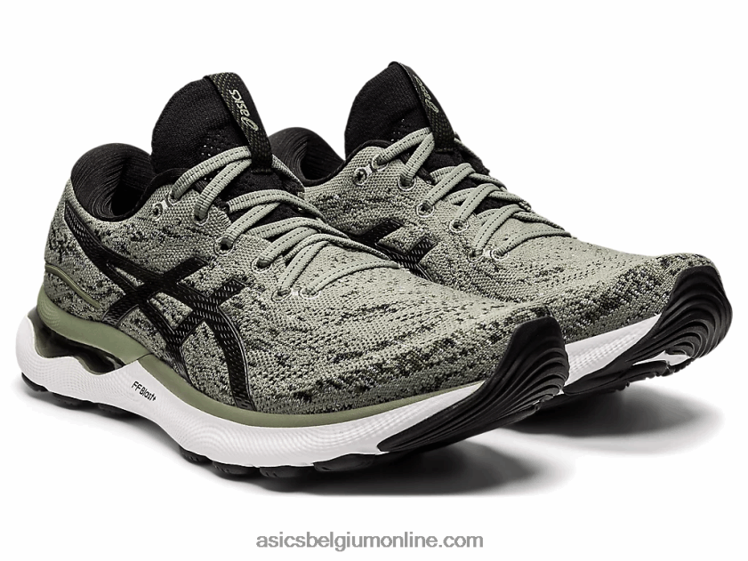 gel-nimbus 24 mk V6HXR21205 korstmos groen/zwart Asics