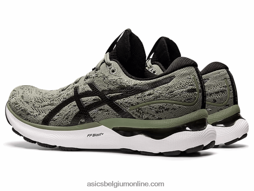 gel-nimbus 24 mk V6HXR21205 korstmos groen/zwart Asics