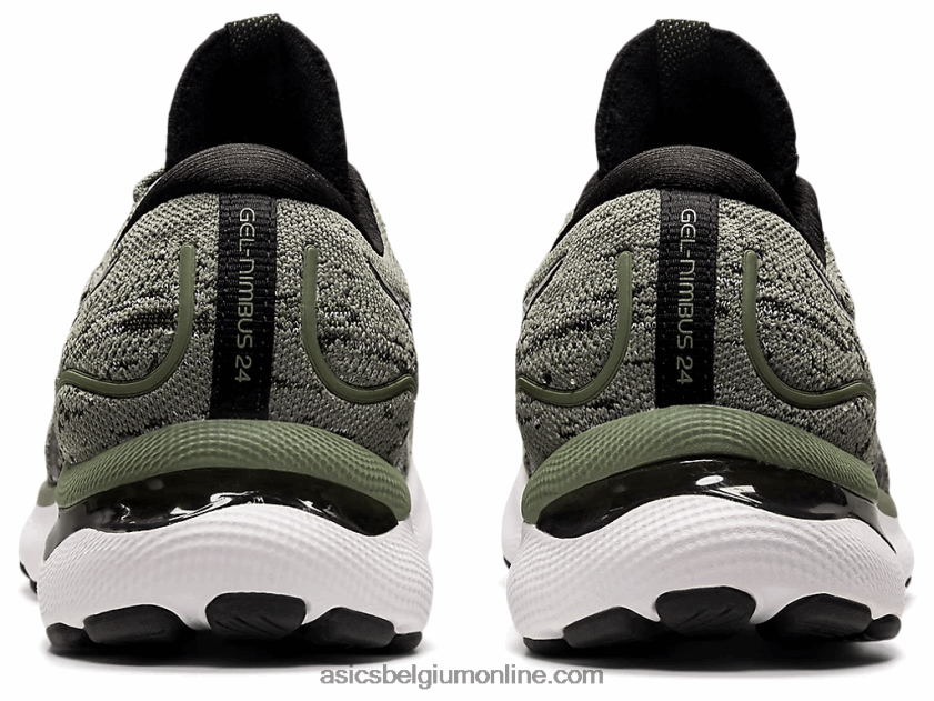 gel-nimbus 24 mk V6HXR21205 korstmos groen/zwart Asics
