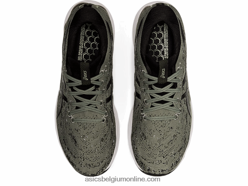 gel-nimbus 24 mk V6HXR21205 korstmos groen/zwart Asics