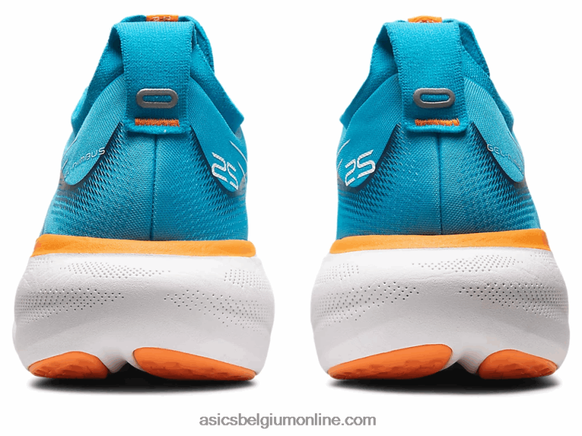 gel-nimbus 25 extra breed V6HXR2191 eilandblauw/sunperzik Asics