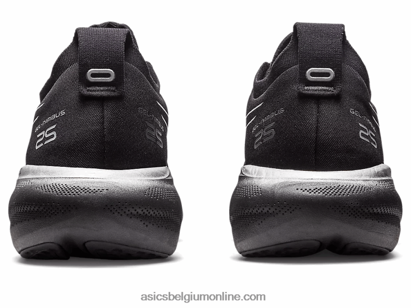 gel-nimbus 25 platina V6HXR2342 zwart/puur zilver Asics