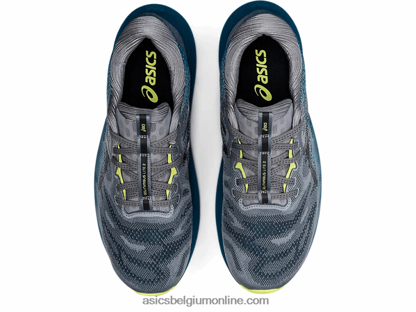 gel-nimbus lite 2 V6HXR21869 diepzee groenblauw/zwart Asics