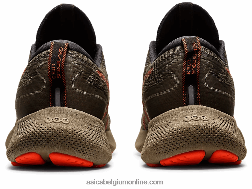 gel-nimbus lite 3 V6HXR21062 mantelgroen/cherrytomaat Asics