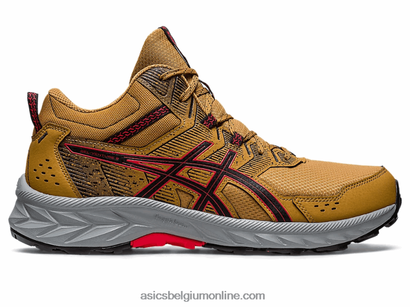 gel-onderneming 9 mt V6HXR2121 tan presidio/elektrisch rood Asics