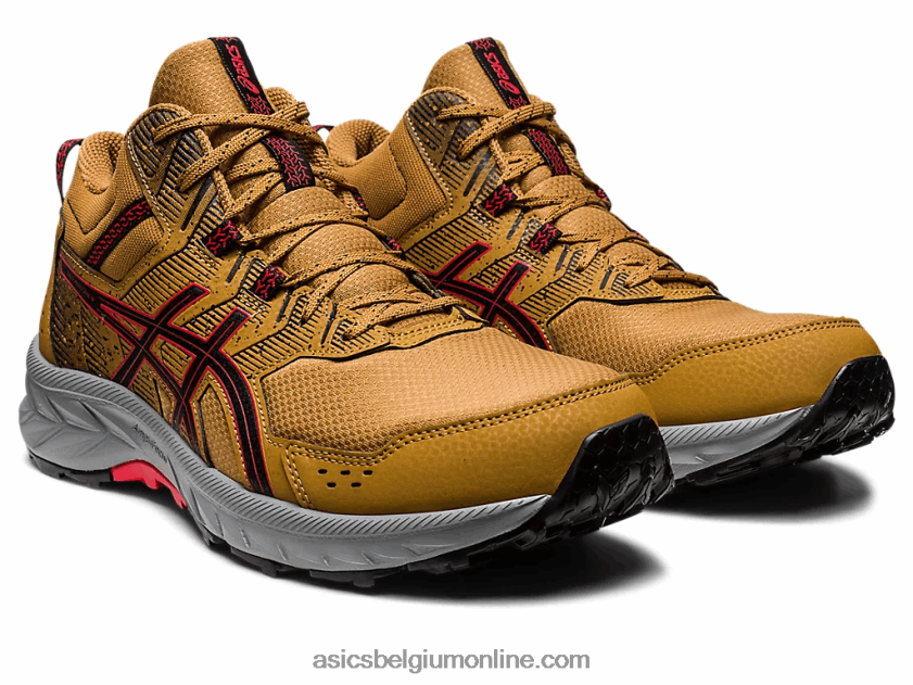 gel-onderneming 9 mt V6HXR2121 tan presidio/elektrisch rood Asics