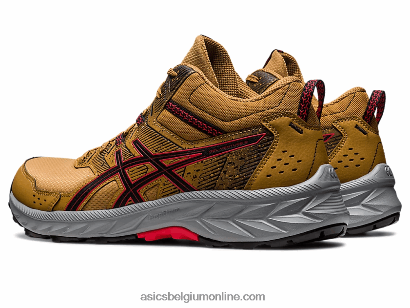 gel-onderneming 9 mt V6HXR2121 tan presidio/elektrisch rood Asics
