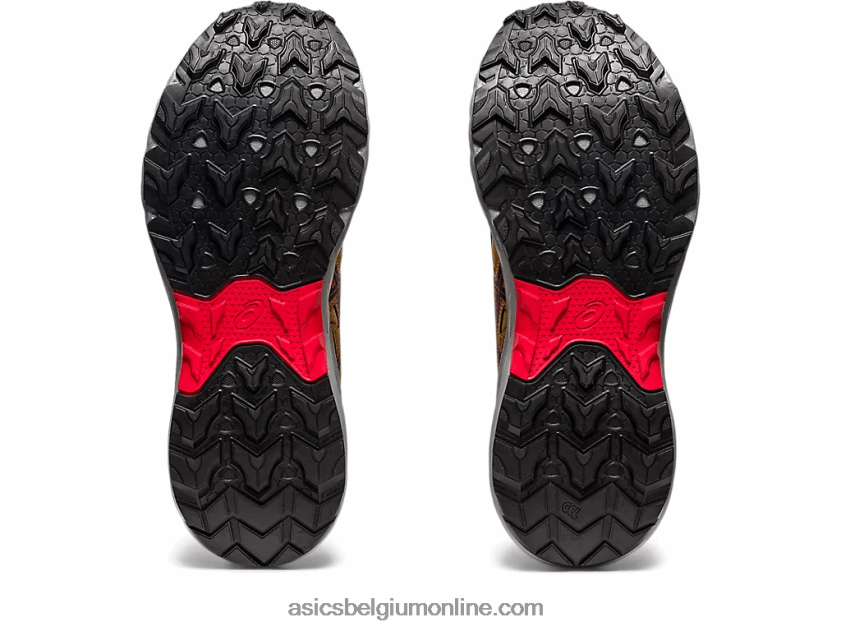 gel-onderneming 9 mt V6HXR2121 tan presidio/elektrisch rood Asics