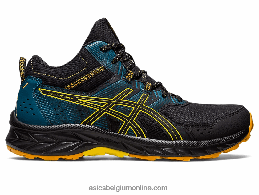gel-onderneming 9 mt V6HXR2125 zwart/goudgeel Asics