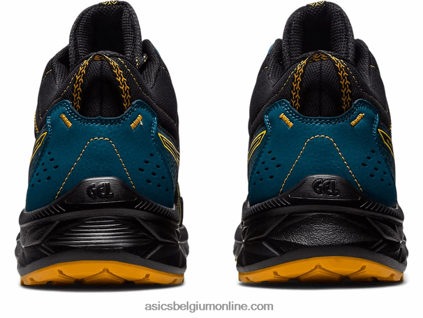 gel-onderneming 9 mt V6HXR2125 zwart/goudgeel Asics