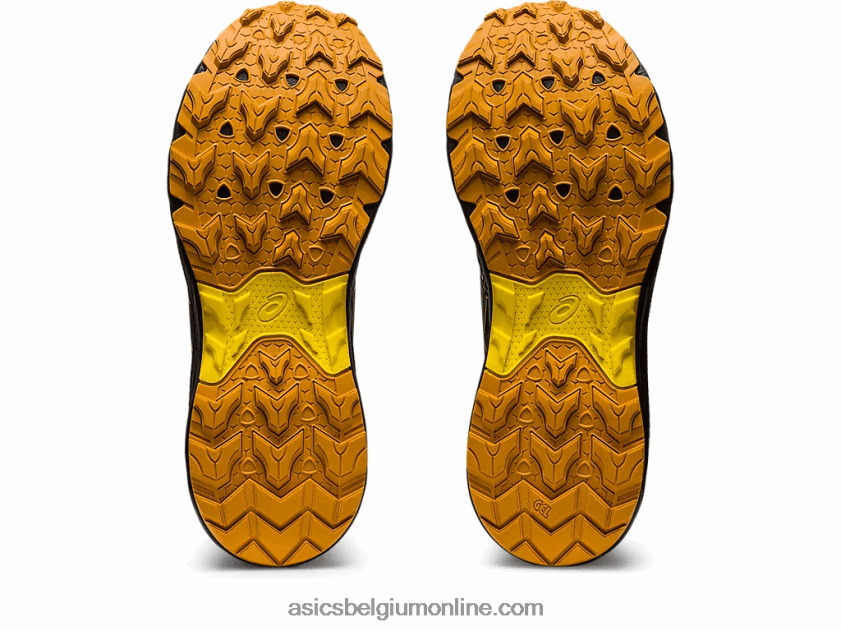 gel-onderneming 9 mt V6HXR2125 zwart/goudgeel Asics