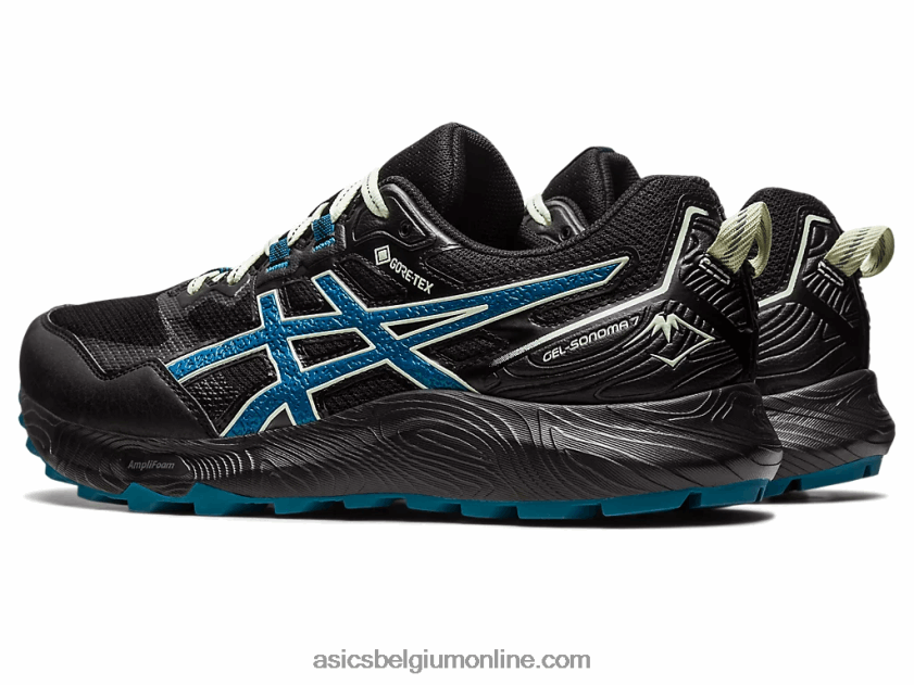 gel sonoma 7 gtx V6HXR2244 zwart/inkt groenblauw Asics