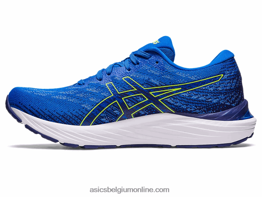 gel-stratus 3 gebreid V6HXR2248 elektrisch blauw/veiligheidsgeel Asics
