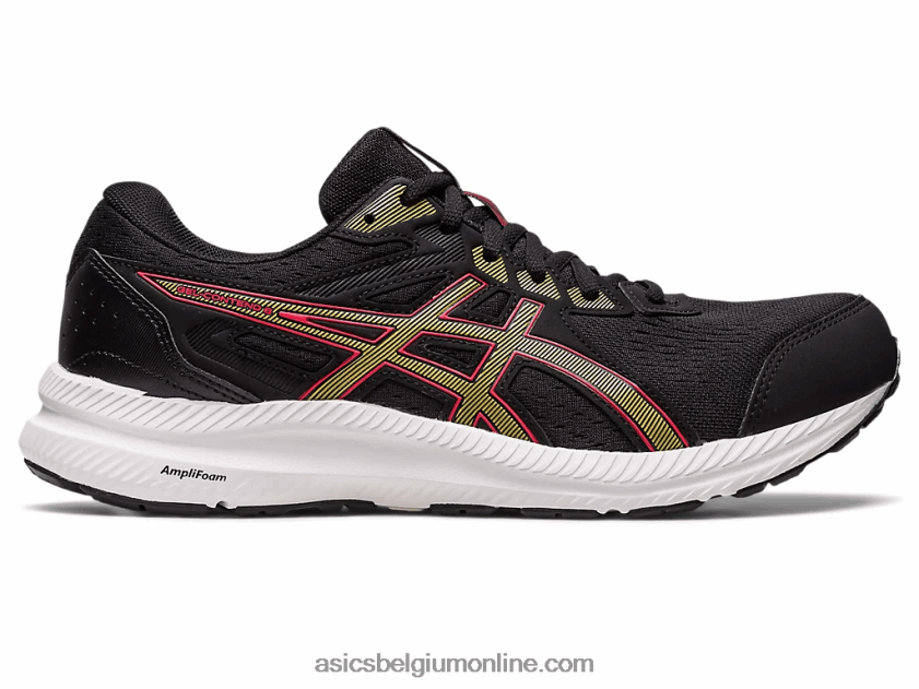 gel strijd 8 V6HXR2536 zwarte/olijfolie Asics
