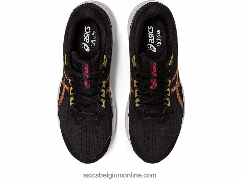 gel strijd 8 V6HXR2536 zwarte/olijfolie Asics
