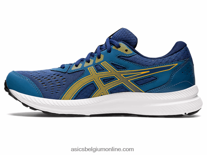 gel strijd 8 V6HXR2674 azuurblauw/barnsteen Asics
