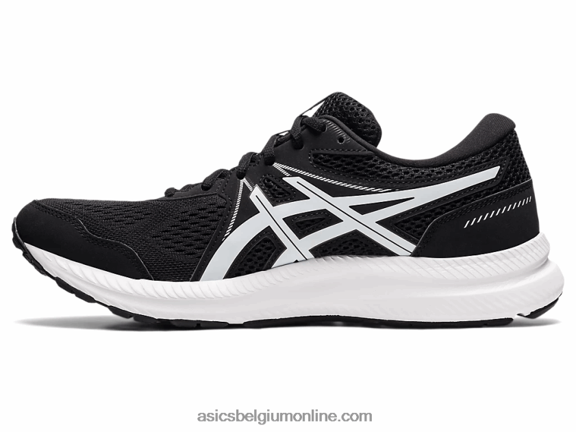 gelcontend 7 extra breed V6HXR21948 zwart wit Asics