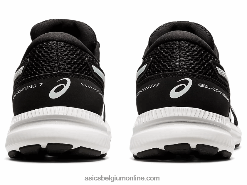 gelcontend 7 extra breed V6HXR21948 zwart wit Asics