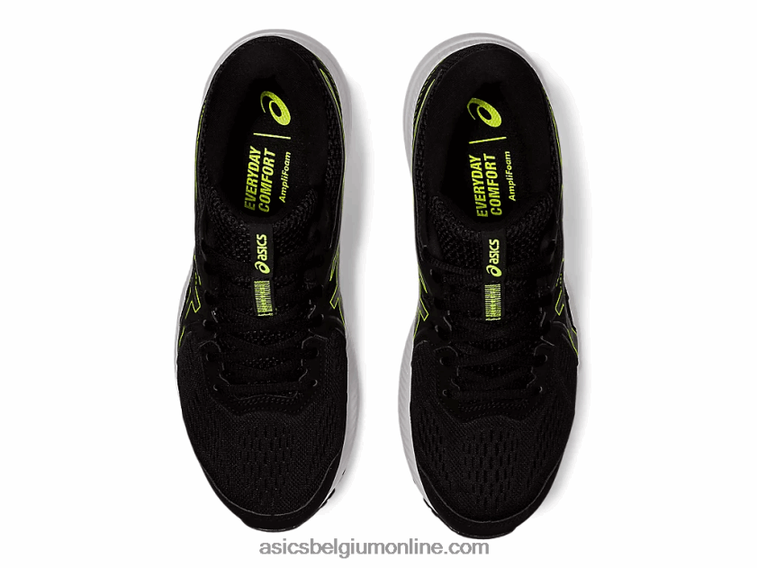 gelcontend 7 extra breed V6HXR21951 zwart/gevarengroen Asics