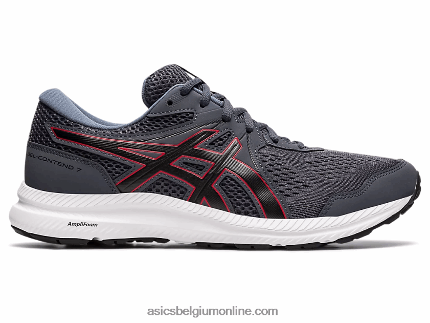 gelcontend 7 extra breed V6HXR21953 drager grijs/klassiek rood Asics