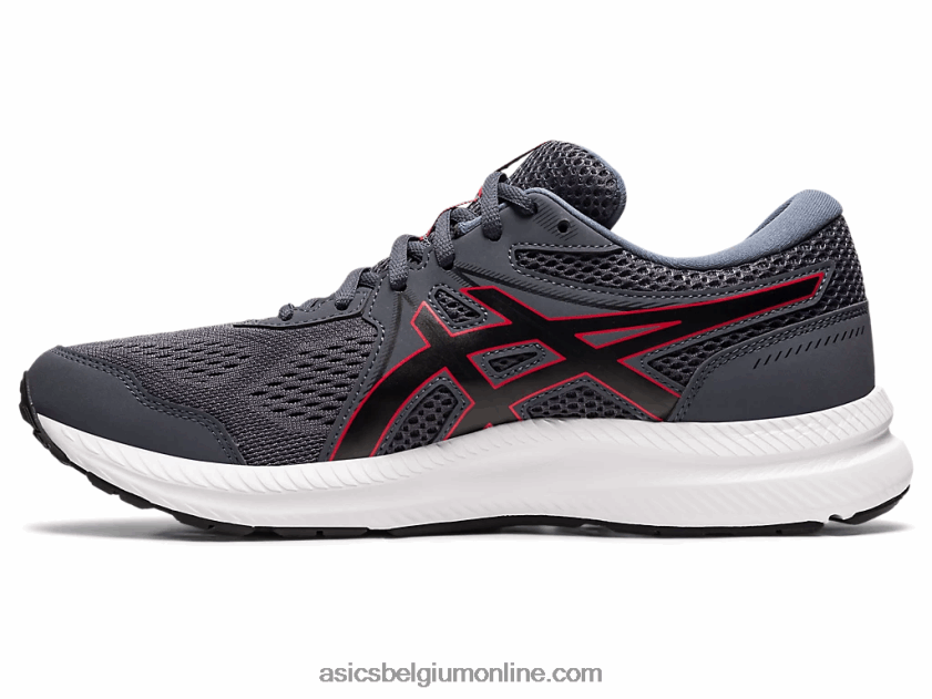 gelcontend 7 extra breed V6HXR21953 drager grijs/klassiek rood Asics