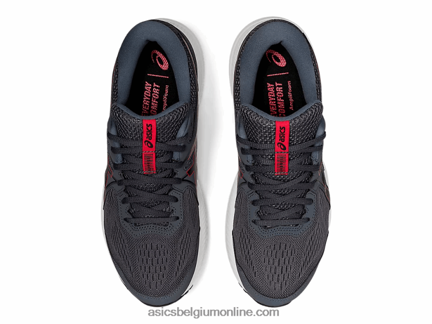 gelcontend 7 extra breed V6HXR21953 drager grijs/klassiek rood Asics