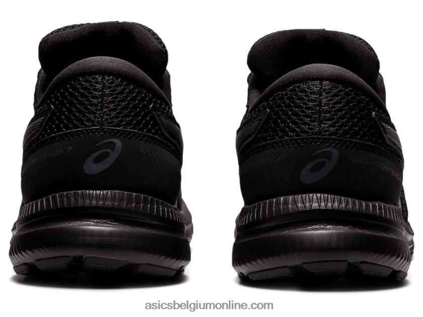 gelcontend 7 extra breed V6HXR21960 zwart/draagtas grijs Asics