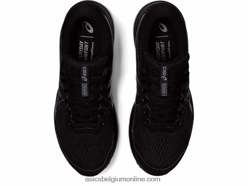 gelcontend 7 extra breed V6HXR21960 zwart/draagtas grijs Asics